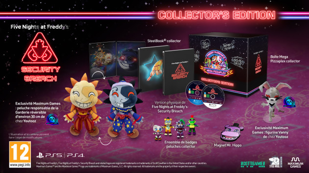 Five Nights at Freddy's Security Breach: a physical collector announced, here is the content