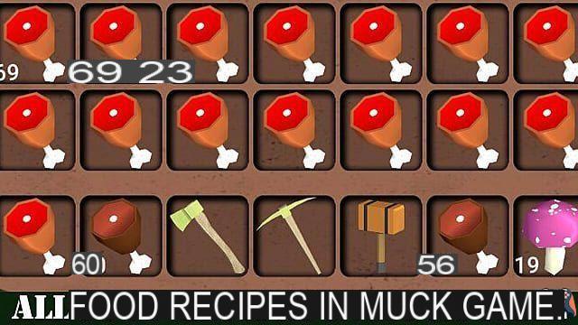 Muck: Guia de todas as receitas de comida