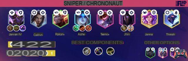 TFT: Compo Sniper e Chrononaut em Teamfight Tactics