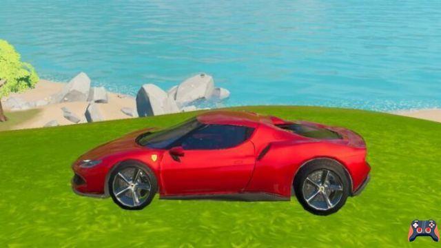 Onde encontrar uma Ferrari 296 GTB em Fortnite Chapter 2 Season 7