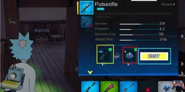 How to craft a weapon with alien nanites in Fortnite