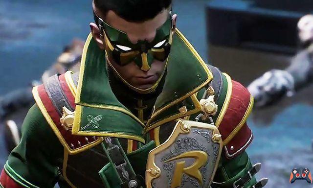 Gotham Knights: Robin's turn to show us his gameplay, he fights with a bô