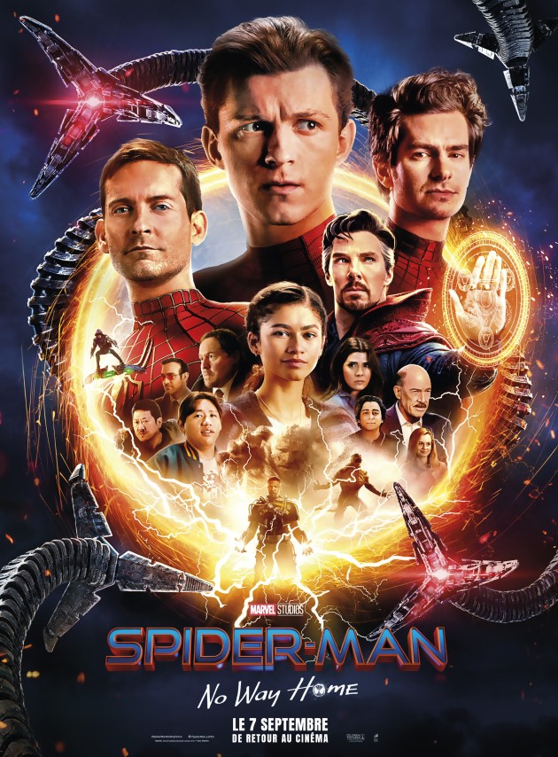 Spider-Man No Way Home: Andrew Garfield, Tobey Maguire e Tom Holland insieme nel poster della versione estesa