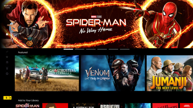 BRAVIA CORE: puoi acquistare e noleggiare i tuoi film sul servizio di streaming di Sony