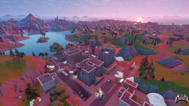 Dónde están Tilted Towers en Fortnite Capítulo 3 Temporada 1