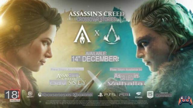 Quando está chegando o DLC para o crossover de Assassin's Creed Valhalla e Odyssey?