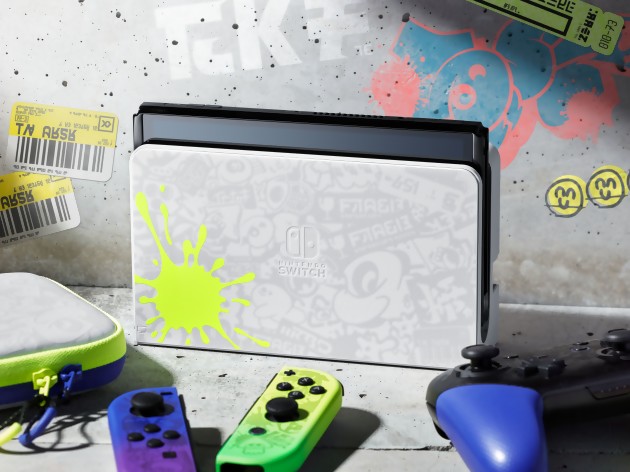 Splatoon 3: un OLED per Nintendo Switch nei colori del gioco, ce lo viene presentato in video