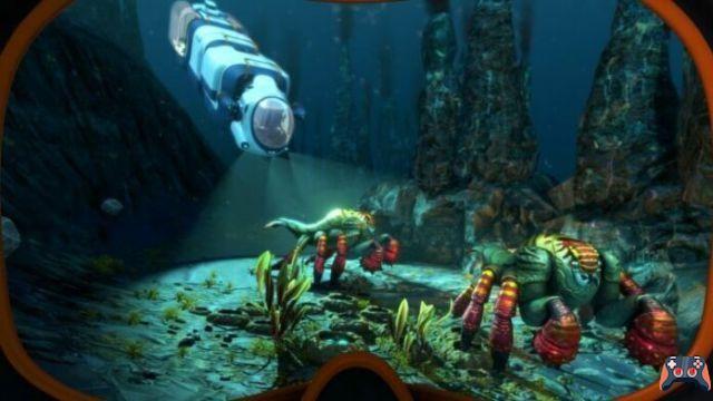 Where is the frozen leviathan in Subnautica: Below Zero