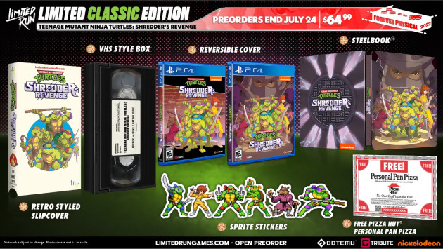 Teenage Mutant Ninja Turtles Shredder's Revenge: a collector's edition with a K7 VHS is already cult