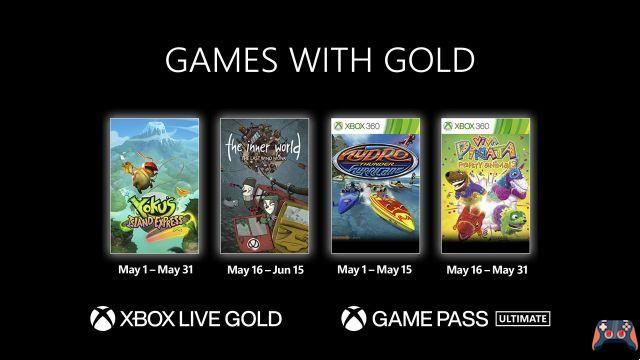 Xbox Live: i giochi gratis per maggio 2022 sono noti, eccoli