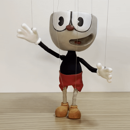 Cuphead: a splendid collector's item with a 20 cm handcrafted puppet