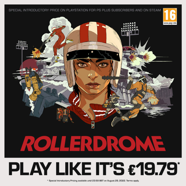 Rollerdrome: estilo gráfico detalhado e música em 2 vídeos de making of