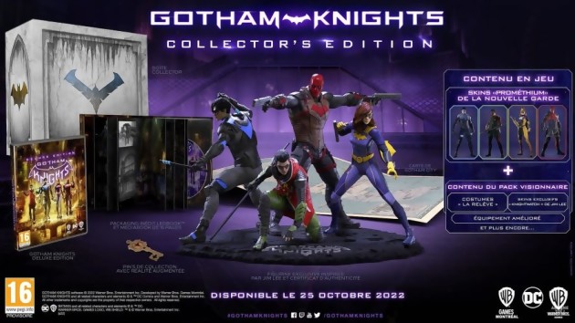 Gotham Knights: um grande item de colecionador por € 300 com um diorama de 4 estatuetas!