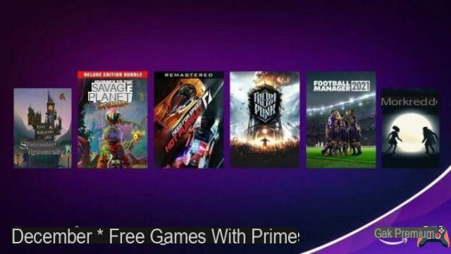 Giochi gratuiti Amazon Prime Gaming per dicembre 2021