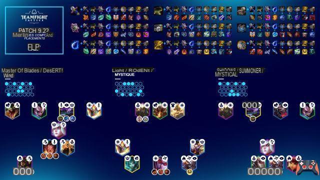 TFT: Cheat sheet of the best compositions of set 2 on patch 9.22