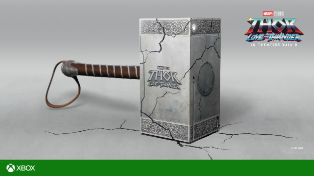 Xbox Series X: um console de colecionador estilo Mjolnir para o lançamento do filme Thor Love & Thunder