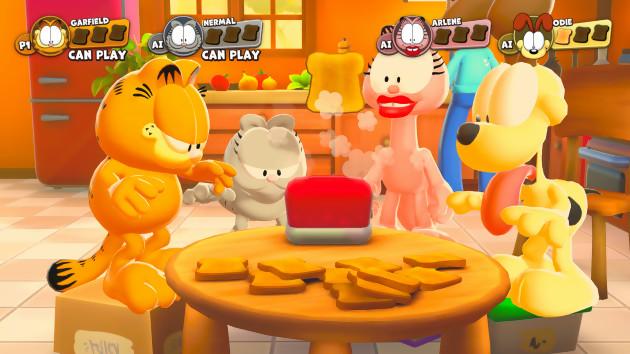 Garfield Lasagna Party: un nuovo party-game di Microids, le prime immagini