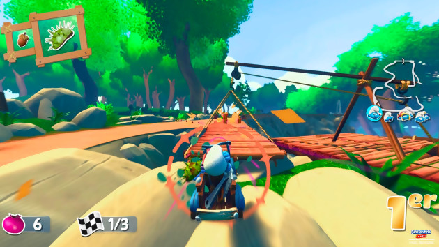 Smurfs Kart: un Mario Kart como el de los creadores de V-Rally y Gear.Club, primeras imágenes