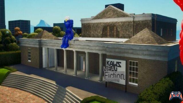 How to visit the Kaws New Fiction Art exhibition in Fortnite?
